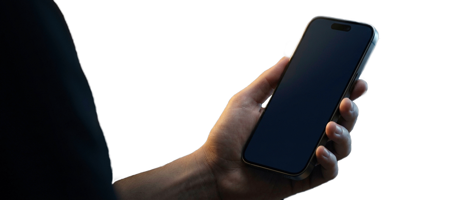 Phone in hand